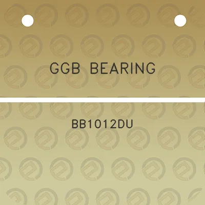 ggb-bearing-bb1012du