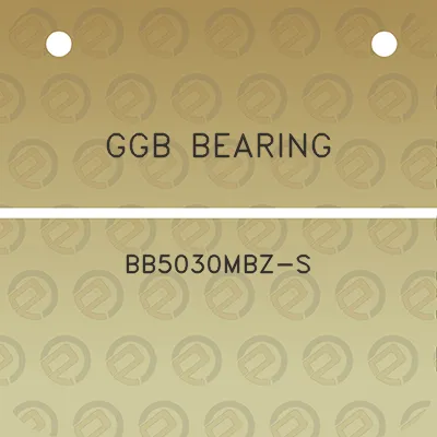 ggb-bearing-bb5030mbz-s