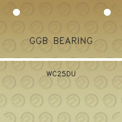 ggb-bearing-wc25du