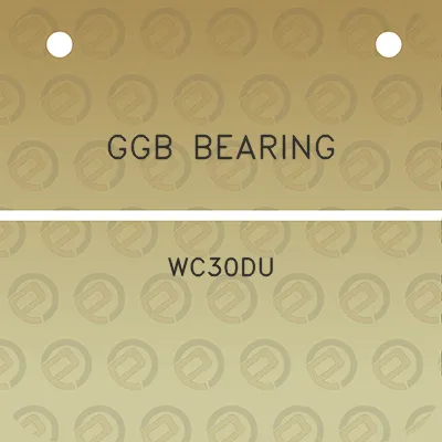 ggb-bearing-wc30du