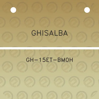 ghisalba-gh-15et-bm0h