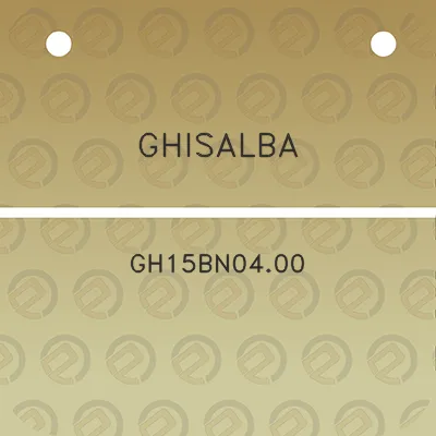 ghisalba-gh15bn0400