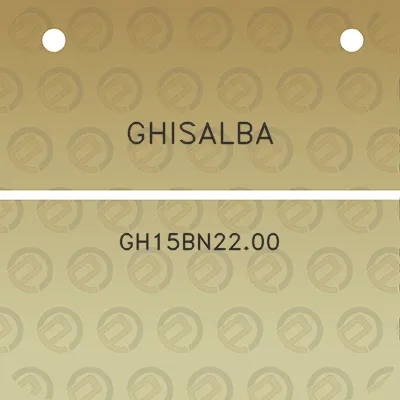 ghisalba-gh15bn2200