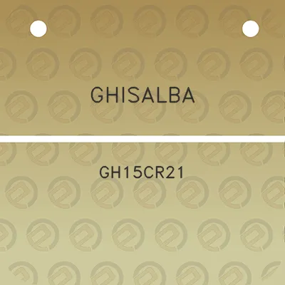 ghisalba-gh15cr21