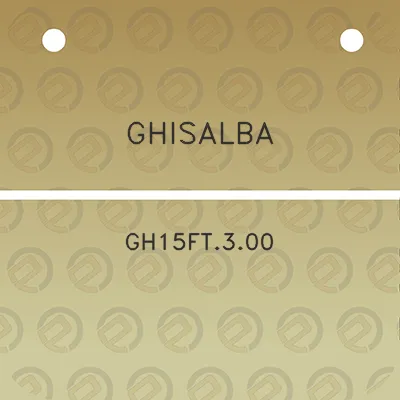 ghisalba-gh15ft300