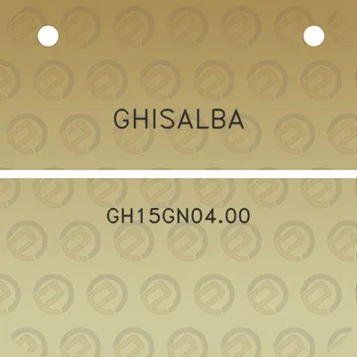 ghisalba-gh15gn0400