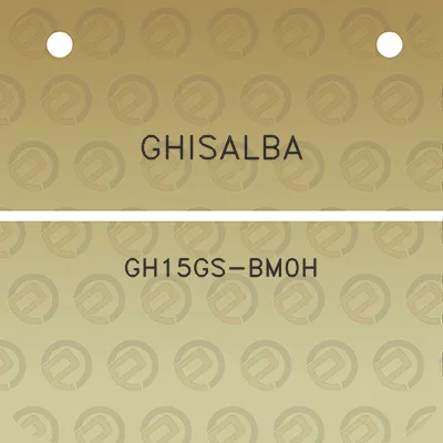 ghisalba-gh15gs-bm0h