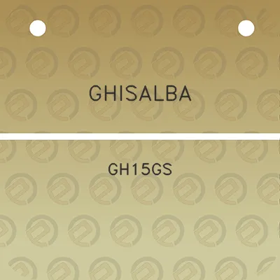 ghisalba-gh15gs