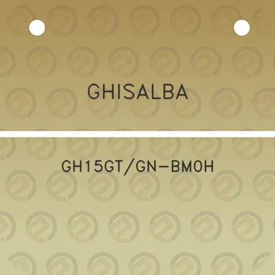 ghisalba-gh15gtgn-bm0h