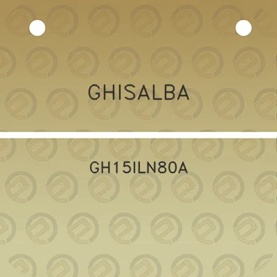 ghisalba-gh15lln80a