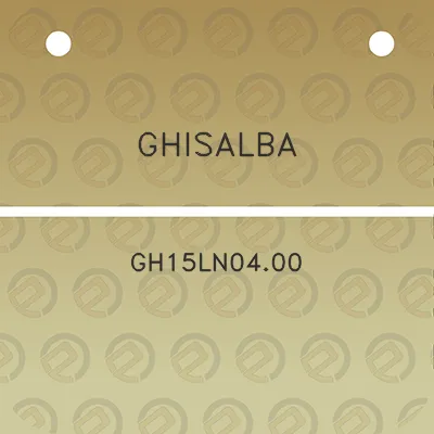 ghisalba-gh15ln0400