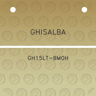 ghisalba-gh15lt-bm0h