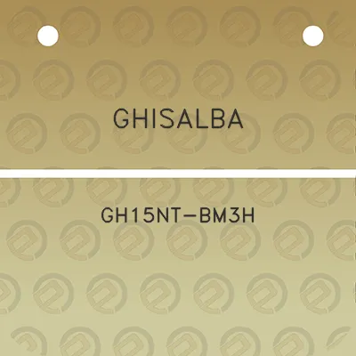 ghisalba-gh15nt-bm3h