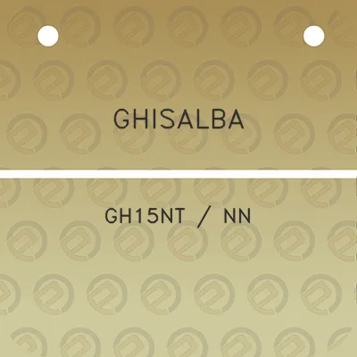 ghisalba-gh15nt-nn