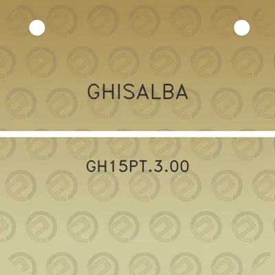 ghisalba-gh15pt300