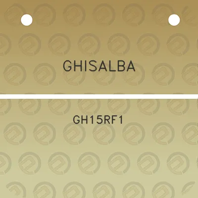 ghisalba-gh15rf1