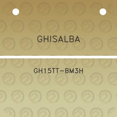 ghisalba-gh15tt-bm3h