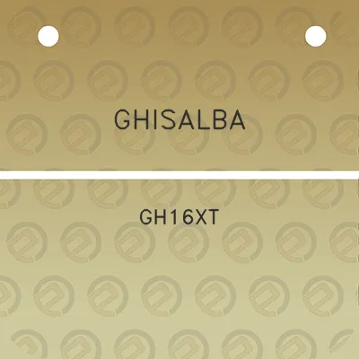 ghisalba-gh16xt