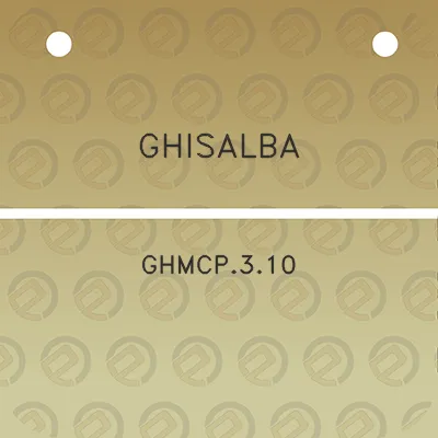 ghisalba-ghmcp310