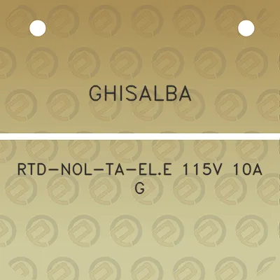 ghisalba-rtd-nol-ta-ele-115v-10a-g