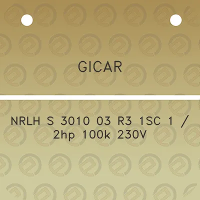 gicar-nrlh-s-3010-03-r3-1sc-1-2hp-100k-230v