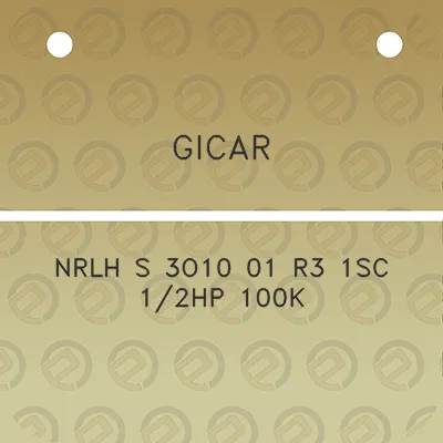 gicar-nrlh-s-3o10-01-r3-1sc-12hp-100k