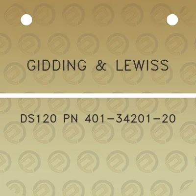 gidding-lewiss-ds120-pn-401-34201-20