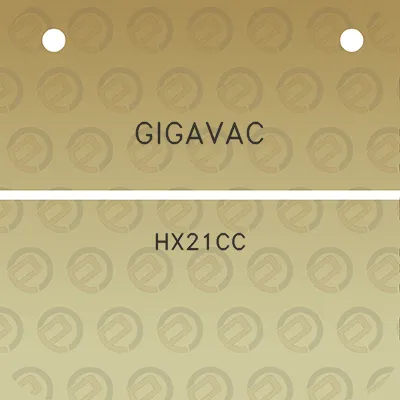 gigavac-hx21cc