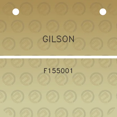 gilson-f155001