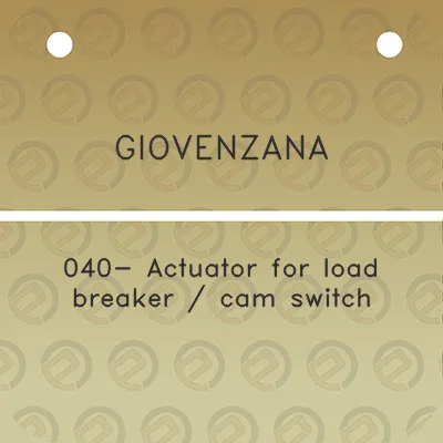 giovenzana-040-actuator-for-load-breaker-cam-switch