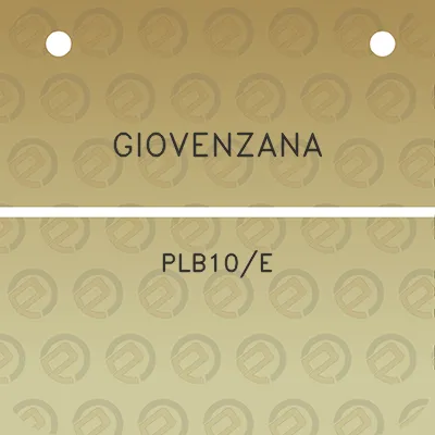 giovenzana-plb10e