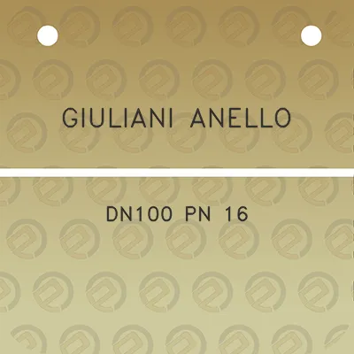 giuliani-anello-dn100-pn-16