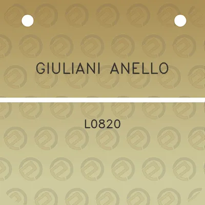 giuliani-anello-l0820