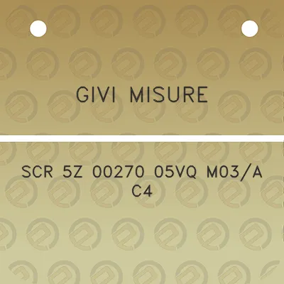 givi-misure-scr-5z-00270-05vq-m03-a-c4