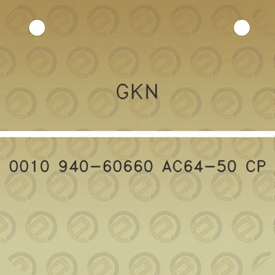 gkn-0010-940-60660-ac64-50-cp