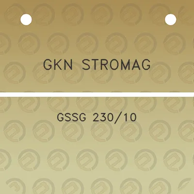 gkn-stromag-gssg-23010