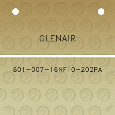 glenair-801-007-16nf10-202pa