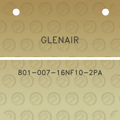 glenair-801-007-16nf10-2pa