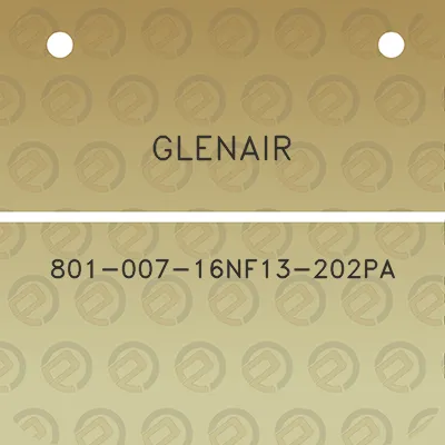 glenair-801-007-16nf13-202pa