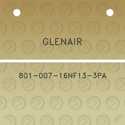 glenair-801-007-16nf13-3pa