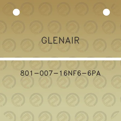 glenair-801-007-16nf6-6pa