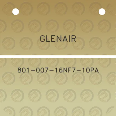 glenair-801-007-16nf7-10pa