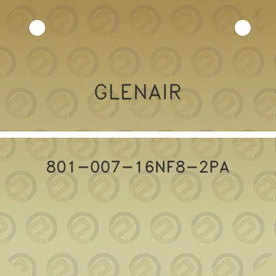 glenair-801-007-16nf8-2pa