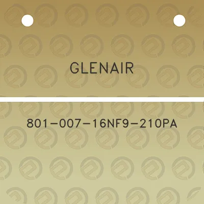 glenair-801-007-16nf9-210pa