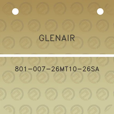 glenair-801-007-26mt10-26sa