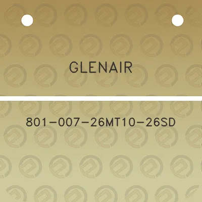 glenair-801-007-26mt10-26sd