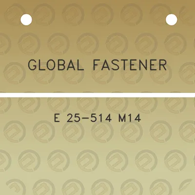 global-fastener-e-25-514-m14