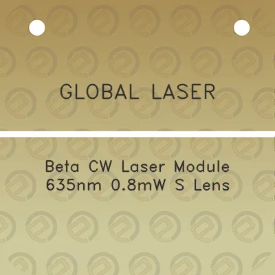 global-laser-beta-cw-laser-module-635nm-08mw-s-lens