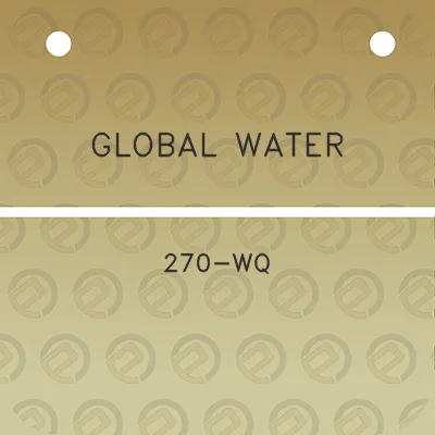 global-water-270-wq