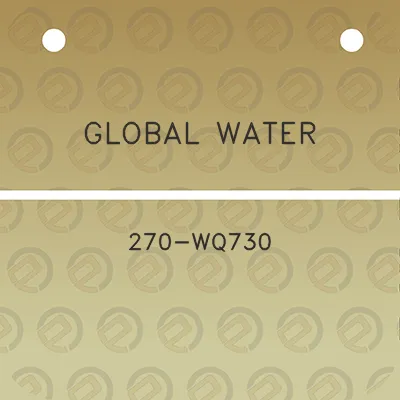 global-water-270-wq730